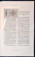 Osztrák-Magyar Monarchia / Bécs 1902. "Osztrák-Magyar Bank" záloglevele 200K-ról, 1db szel...