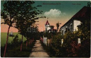 Balatonszemes-fürdő, Felső sétány, villák (EK)