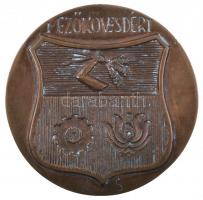 1972. "Mátyás 1472-1972 / Mezőkövesdért" Br emlékplakett. Szign.: K.S. (108mm) T:2