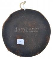 Csíkvári Péter (1953-) 1976. "Giacomo" egyoldalas Br plakett, lyukasztott, akasztóval (109...