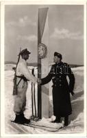 1939 Uzsok, Uzhok; Magyar-Lengyel baráti találkozás a visszafoglalt ezeréves határon / Hungarian-Polish meeting on the historical border