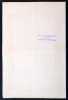 Budapest 1887. "Országos Sajt- és Vajszövetkezet" üzletrésze 100Ft-ról bélyegzésekkel T:II...