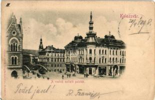 1898 Kolozsvár, Cluj; Vashíd melletti paloták, Phönix üzlete / palaces, shops (EK)