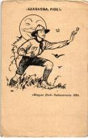 1924 Szabadba, Fiúk!, Magyar Jövő Dalosverseny, cserkész / Hungarian scout, song contest (b)