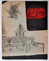 Hommage a Paul Klee par Jean Cassou. Boulogne-sur-Seine,1949, Ed. de l'Architecture d'Aujourd'hui. 12 fekete-fehér és 10 színes reprodukcióval. Kiadói papírkötésben. Linómetszetű borítóval.