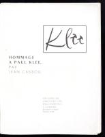 Hommage a Paul Klee par Jean Cassou. Boulogne-sur-Seine,1949, Ed. de l'Architecture d'Aujo...