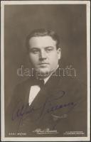 1913 Alfred Piccaver(1884-1958)  híres brit-amerikai tenor sajátkezű aláírása az őt ábrázoló fotólapon