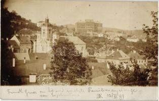 1899 Selmecbánya, Banská Stiavnica; templom / church, photo