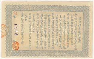 Kína/Sechuan 1912. 1Y tartományi pénz T:I