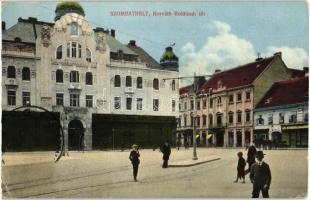 Szombathely, Horváth Boldizsár tér, Özv. Schöntag Salamonné üzlete, Takarékpénztár Rt. (EK)