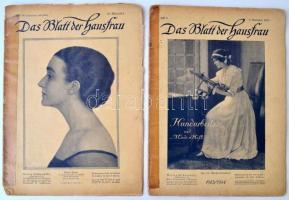 1913 Das Blatt der Hausfrau, 6. és 26. füzet / 2 German magazines