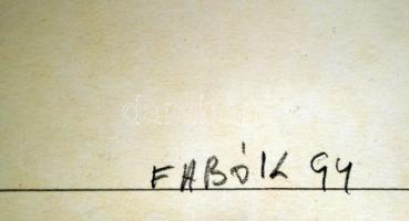 Fabók Gyula (1942- ) festő, zománcművész vázlatrajzai, tervei, megjelent munkáinak katalógusa, össze...