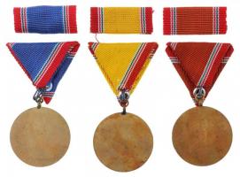 ~1970. "A Haza Fegyveres Szolgálatában" (3xklf) 10, 15, 20 év után, zománcozott fém kitünt...