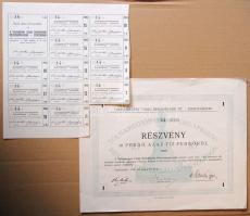 1926. "Tolna megyei Hírlapkiadó Rt" részvénye 10P-ről