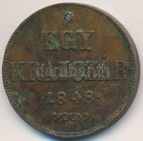 1848. 1kr Cu T:2 ph.