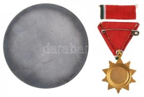 1970. "Felszabadulási Jubileumi Emlékérem" aranyozott, zománcozott Br kitüntetés mellszala...