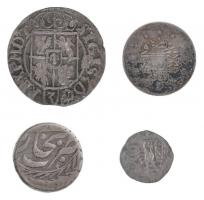 4db-os vegyes magyar és külföldi ezüstpénz tétel, közte 1387-1427. Parvus Ag "Zsigmond" (0...