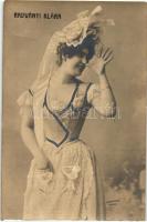 8 db RÉGI motívumlap; magyar színésznők, Fedák Sári, Radványi Klára, Rátkai / 8 old motive cards; Hungarian actresses, Fedák Sári, Radványi Klára, Rátkai