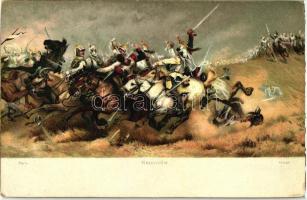 16 db RÉGI használatlan motívumlap vegyes minőség; művész, katonai, folklór / 16 old unused motive c...