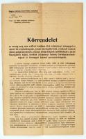 1920 Körrendelet: Az 1899. születési évfolyam bemutató pótszemléje, Magyar királyi honvédelmi minister, pp.:19, 32x20cm