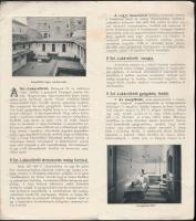 cca 1910 Szt.-Lukácsfürdő gyógyhely, Budapest (Buda), kihajthatós turisztikai nyomtatvány,  23x42cm+...