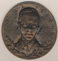 "Rózsa Ferenc" modern, nagyméretű, Br emlékplakett T:1