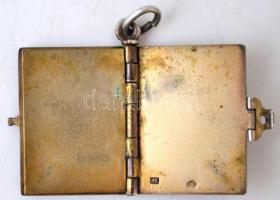 "Felejthetetlen napok" zománcozott ezüst(Ag) könyvecske, jelzett, br: 11,1 g