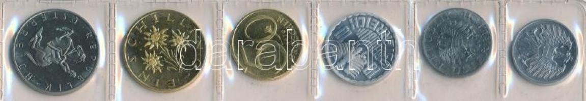 Ausztria 1970. 2gr-5Sh (6xklf) hiányos forgalmi szett T:PP
Austria 1970. 2 Groschen - 5 Schilling (...