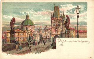 Praha, Prag; - 19 old postcards in mixed quality, with one litho card