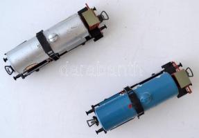 Tartályos játékvasúti kocsik, 2 db