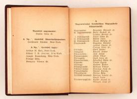 A Magyarországi Symbolikus Nagypáholy címe és tisztségviselőinek névsora, valamint a nagypáholy véde...