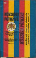 1930 Heinrich Frank Söhne Ag hivatalos levél verzón Községi Pótkávé reklám, 23x14cm