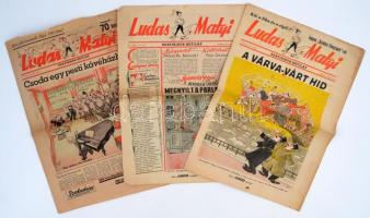 1946 Ludas Matyi szatirikus hetilap 3., 4. és 44. szám