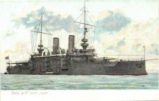 SMS Árpád, a K.u.K. haditengerészet Habsburg-osztályú csatahajója / SMS Árpád, Austro-Hungarian Navy Habsburg-class pre-dreadnought battleship (EK)