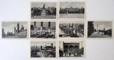 1937 Das schöne München(A szép München), 32 felvétel a hitleri időkből, leporelló, 6,5x9,5 cm