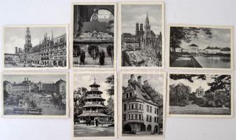 1937 Das schöne München(A szép München), 32 felvétel a hitleri időkből, leporelló, 6,5x9,5 cm