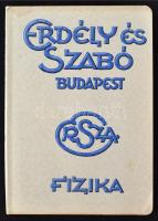 Erdély és Szabó. Laboratóriumi felszerelések, tanszerek és preciziós mérlegek gyára 30. sz. (fizika) árjegyzéke. Bp., 1929. Weiss L. és F. Kő- és Könyvnyomda.(2)+268+(2) p. Kiadói papírkötésben, jó állapotban.