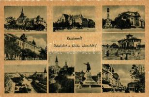 27 db VEGYES városképes képeslaptétel, magyar városok, túlnyomórészt modern lapok, vegyes minőség / ...
