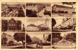 27 db VEGYES városképes képeslaptétel, magyar városok, túlnyomórészt modern lapok, vegyes minőség / ...