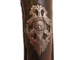 cca 17-18. sz. Ütőkakasos, elöltöltős pisztoly, hatástalanítva, több helyütt rozsdás, tisztításra sz...