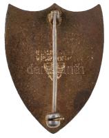 Amerikai Egyesült Államok DN "VERITAS" Harvard Egyetem zománcozott fém jelvénye, hátoldalá...