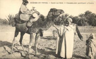 Chamelier Quittant lOasis / the Camel leaving the Oasis, Arabic folklore