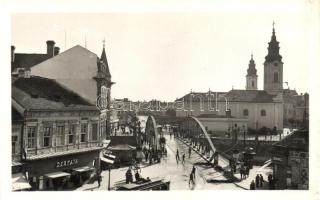 Nagyvárad, Kőrös híd, Lőrincz üzlete / bridge, shops