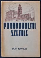 1940 Pannonhalmi Szemle. XV. évf. II. szám. 80 p. Kiadói papírkötésben. Benne köszöntő tanulmány Horthy kormányzásának 20. évfordulója alkalmából.