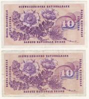 Svájc 1973. 10F (2klf) T:II,III