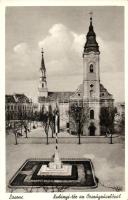 Losonc, Kubinyi tér, Országzászló / square, national flag