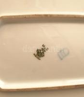 MZ Csehszlovákia szószos tál és húsos tál, 2 db, kopásnyomokkal, 40x25 cm, d: 16 cm, m: 10 cm