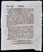 1839 Körözvények, személyleírásokkal német nyelven 2 db