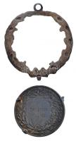 1949-1950. "Vasas / Öregfiúk" zománcozott fém díjérem eredeti Vasas dísztokban, az érem a ...