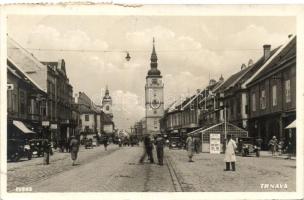 Nagyszombat, Trnava; Rákóczi utca / Street, shops